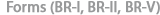 Forms (BR-I, BR-II, BR-V)